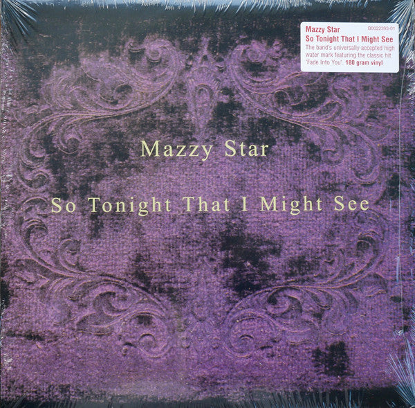 MAZZY STAR - So Tonight That I Might See (Reissue LP/NEW)