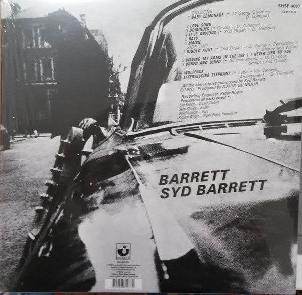 SYD BARRETT (シド・バレット)  - Barrett (EU Ltd.Reissue 180g LP/New)
