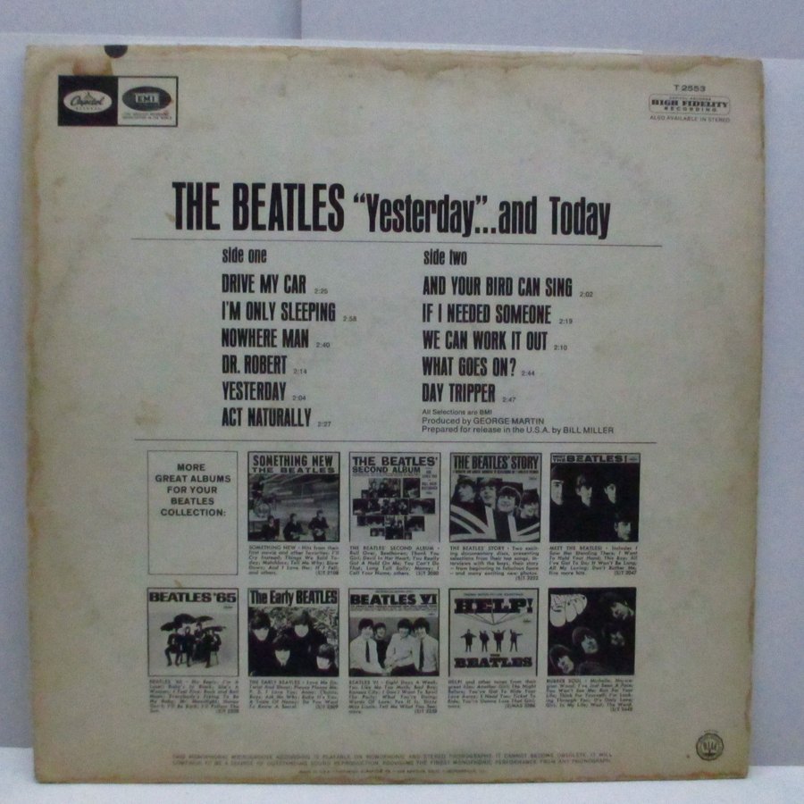 BEATLES (ビートルズ) - Yesterday & Today (US Orig Mono LP/Butcher Cover #1）